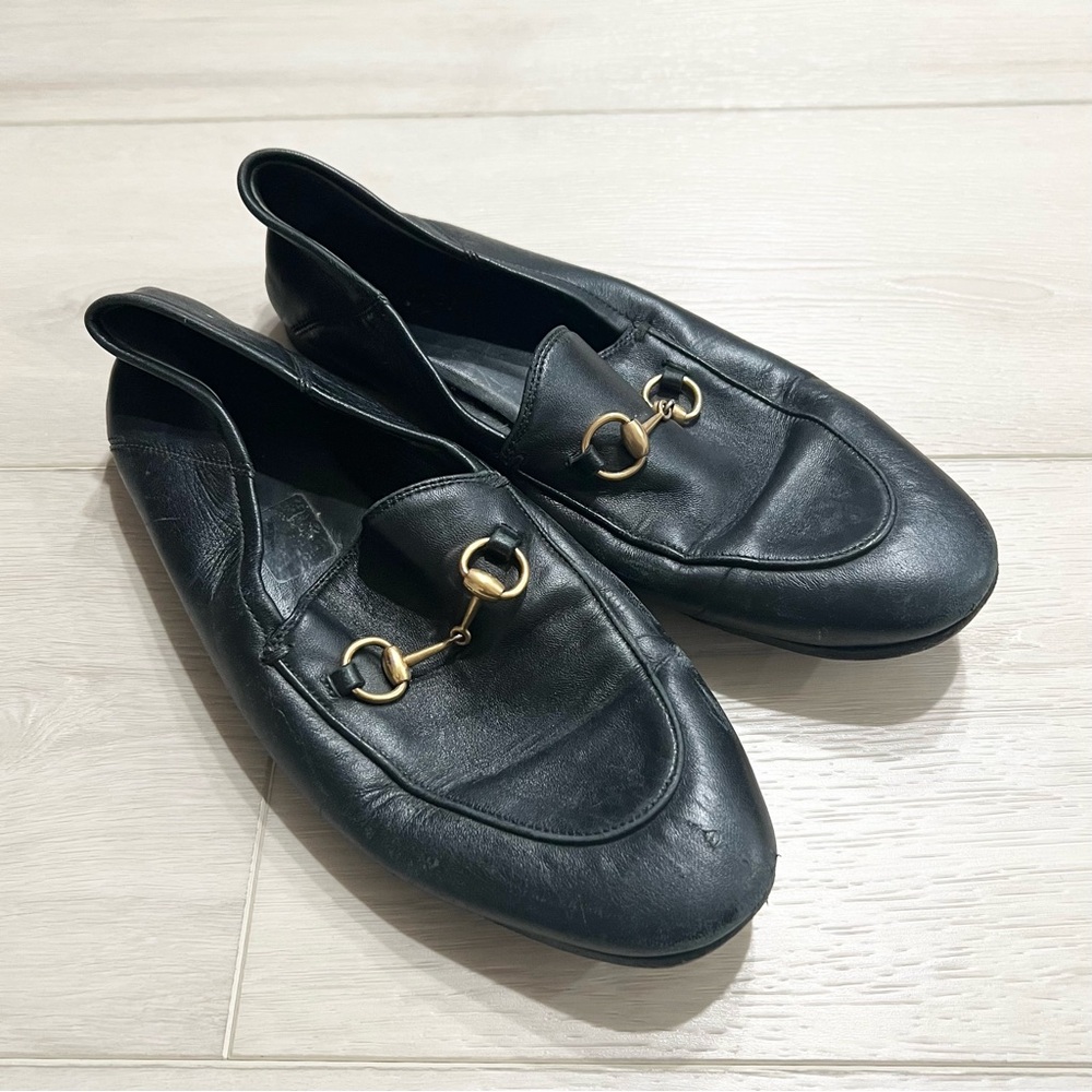 Gucci Brixton Leather Horsebit Loafers | EU 38 - Picture 2 of 5